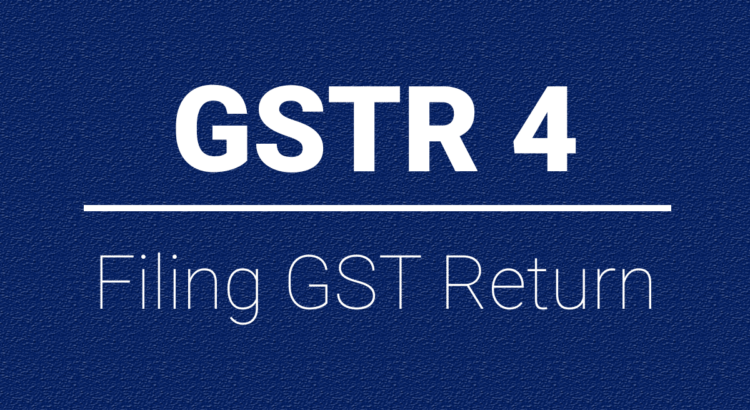 Availability of Form GSTR-4 on the GST Portal